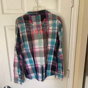 Roar woman’s button down shirt large